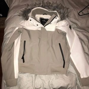 Hollister fleece line jacket